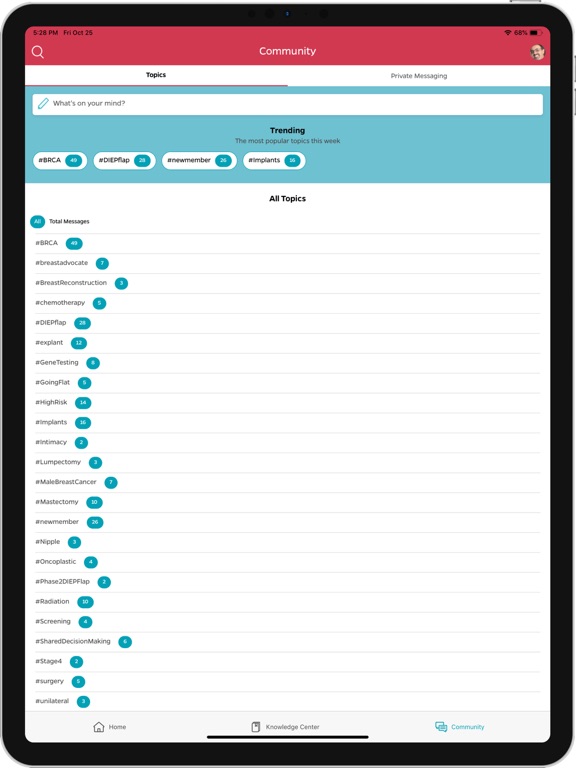 Breast Advocate iPad screenshot 7 - Medical app