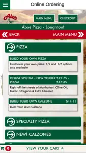 Abos Pizza screenshot #5 for iPhone