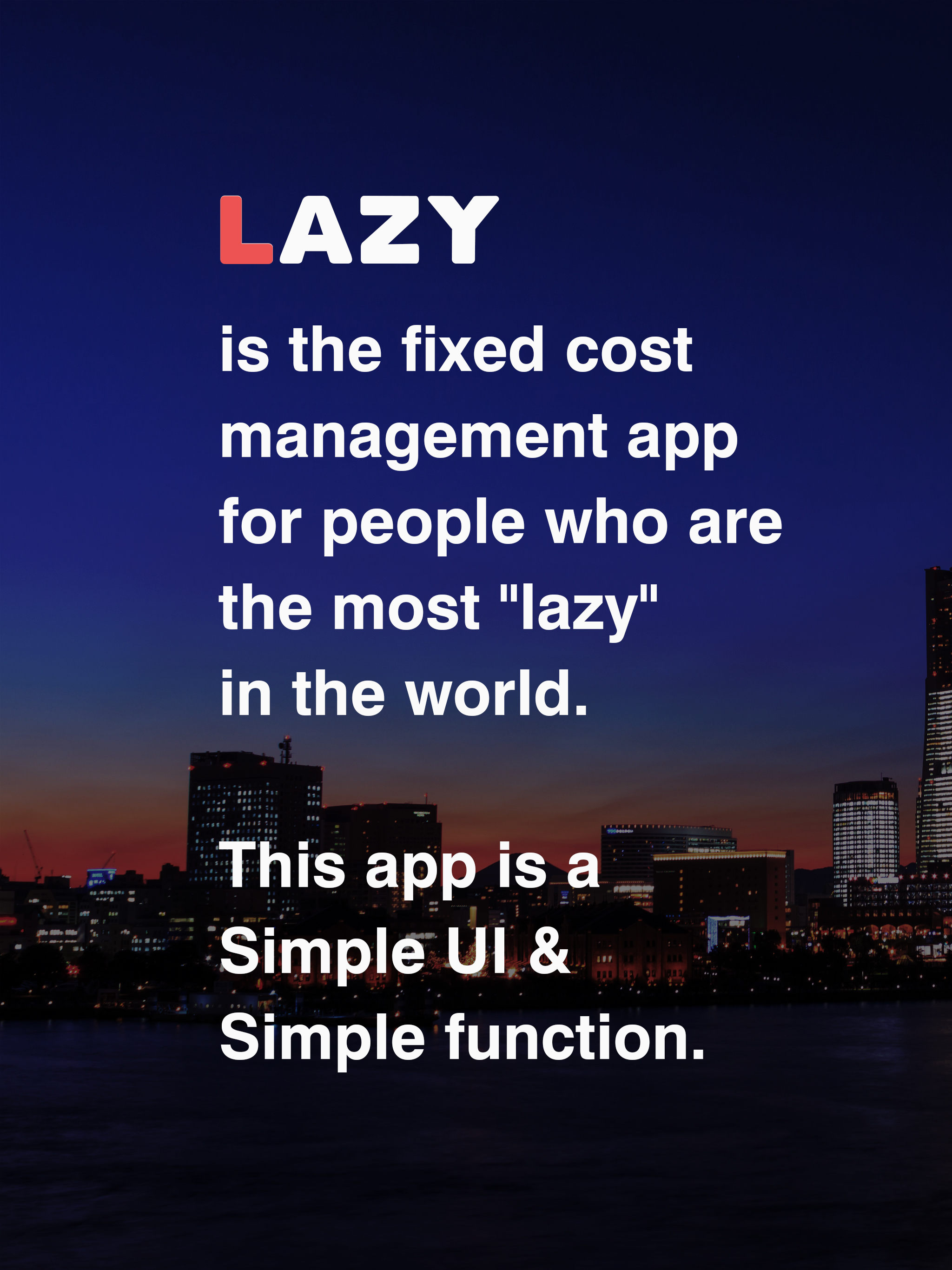 LAZY - fixed cost manage app screenshot 6