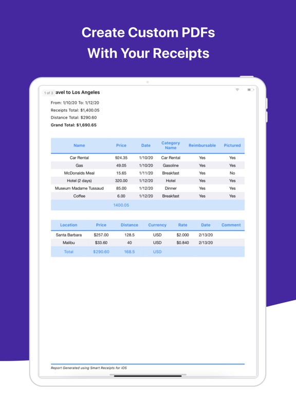 Screenshot #4 pour Smart Receipts: Expenses & Tax