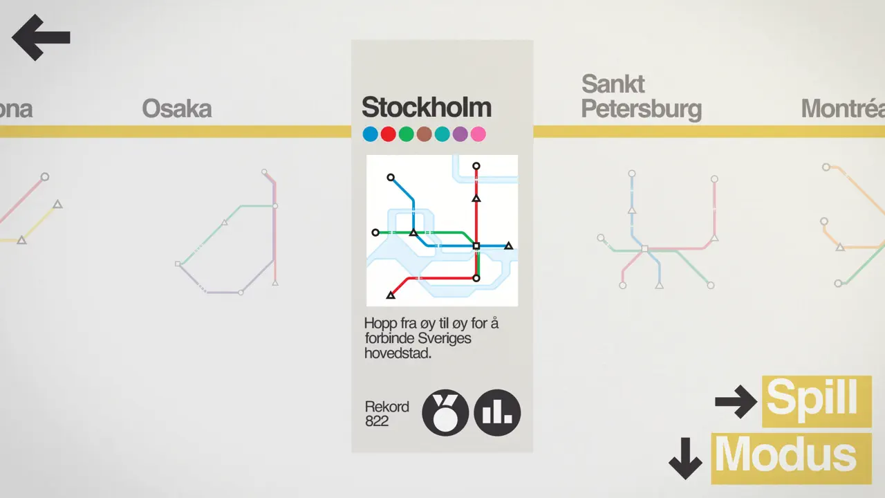 Mini Metro iPhone-skjermbilde 3