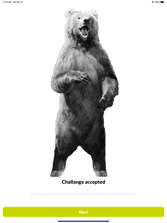 Challenger Workout All Sports iPad screenshot