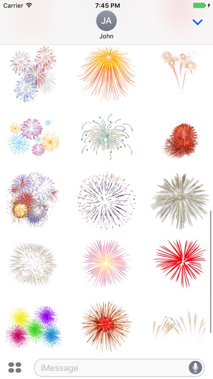 Fireworks Stickers Pack!