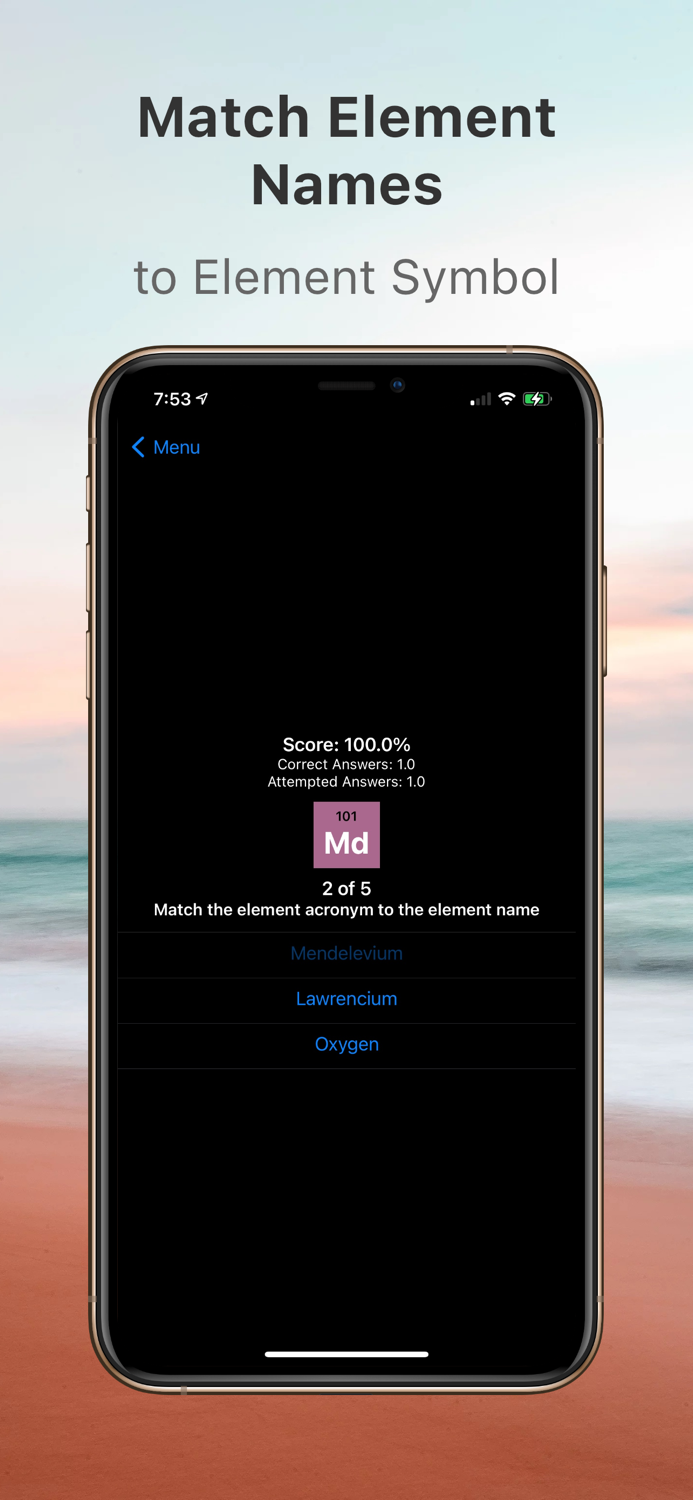 Periodic Table Element Quiz