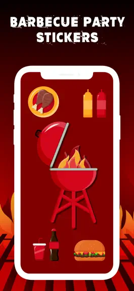 Game screenshot Barbecue Party Stickers apk