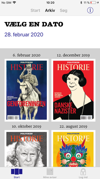 Politiken Historie screenshot 2