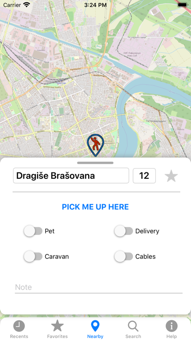 Screenshot #1 pour City Taxi Novi Sad