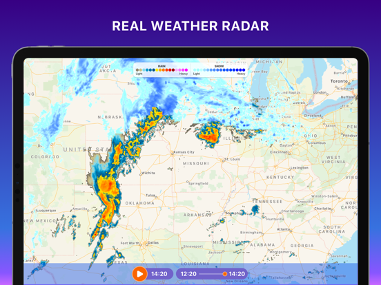 Screenshot #1 for RAIN RADAR °- sky weather NOAA