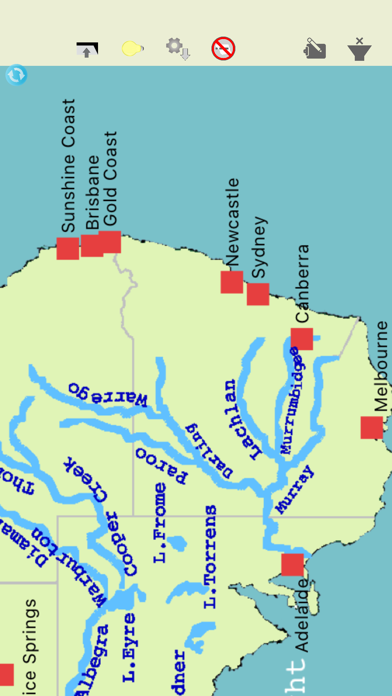 Geography of Australia Screenshot