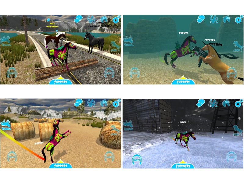 Hill Cliff Horse - Online official gameplay screenshot 1