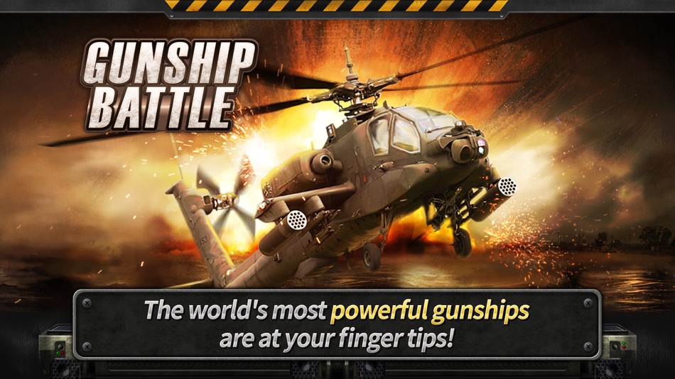 #1. GUNSHIP BATTLE: 3D Action (iOS) De: JOYCITY Corp