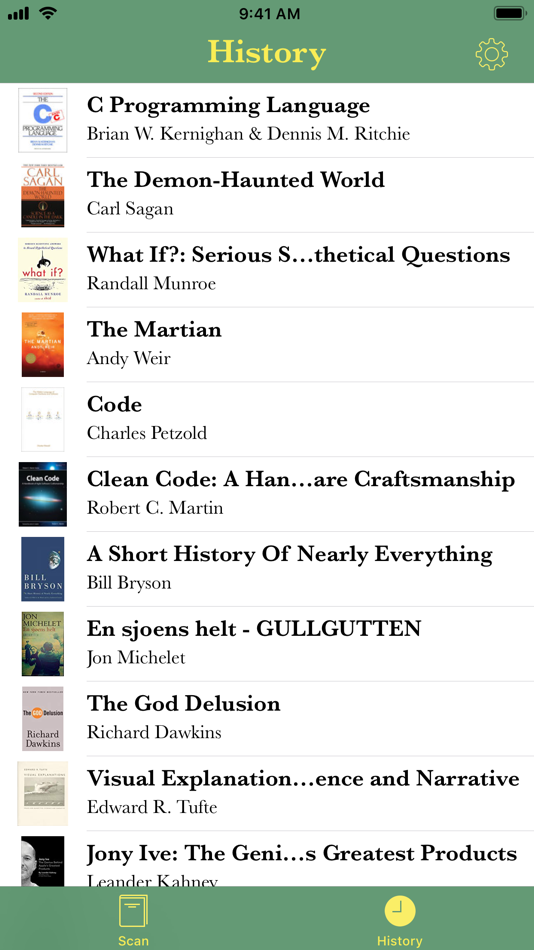 #3. Book Barcode Scanner (iOS) 由: Runar Ovesen Hjerpbakk