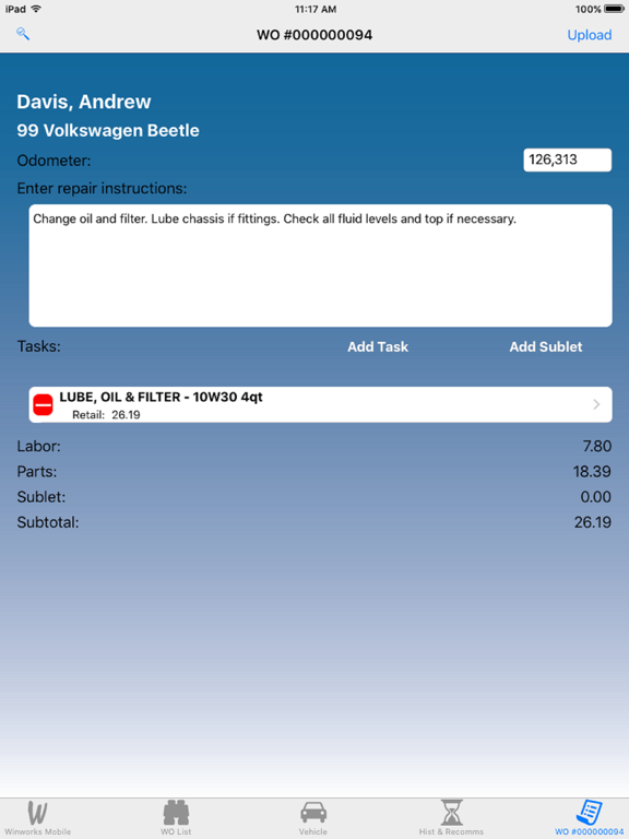 Winworks Mobile iPad screenshot 4 - Business app