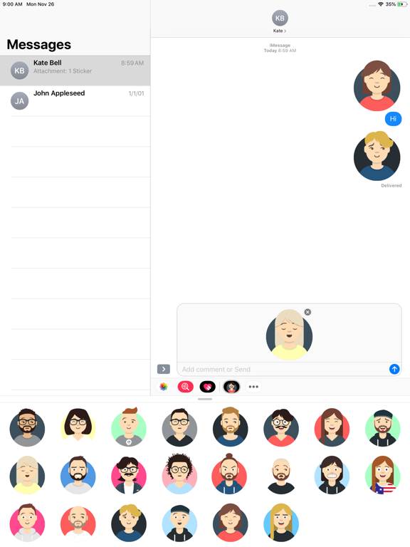 Phimoji: Emoji Stickers iPad screenshot 4 - Entertainment app