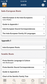 American Heritage Dictionary 5 screenshot