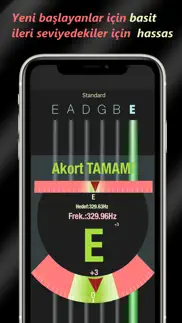 gitar tuner - pro akort aleti iphone resimleri 1
