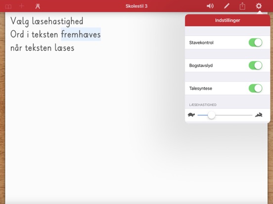 Screenshot #6 pour Skolestil 3 - skriveprogram