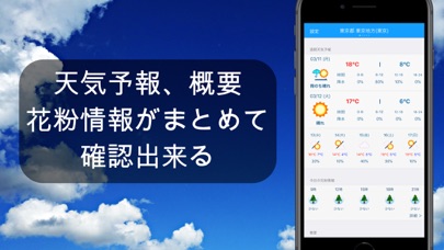 週間天気予報 Sunny Screenshot