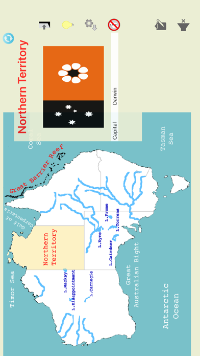 Geography of Australia Screenshot