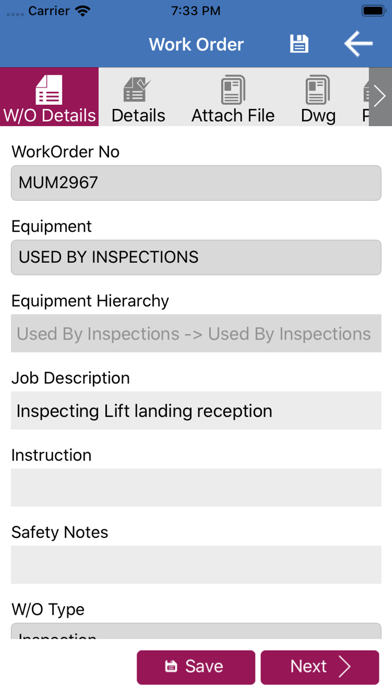 Godrej-eFACiLiTY® Smart FM App Screenshot