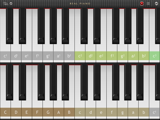 Real Piano™ iPad app afbeelding 1