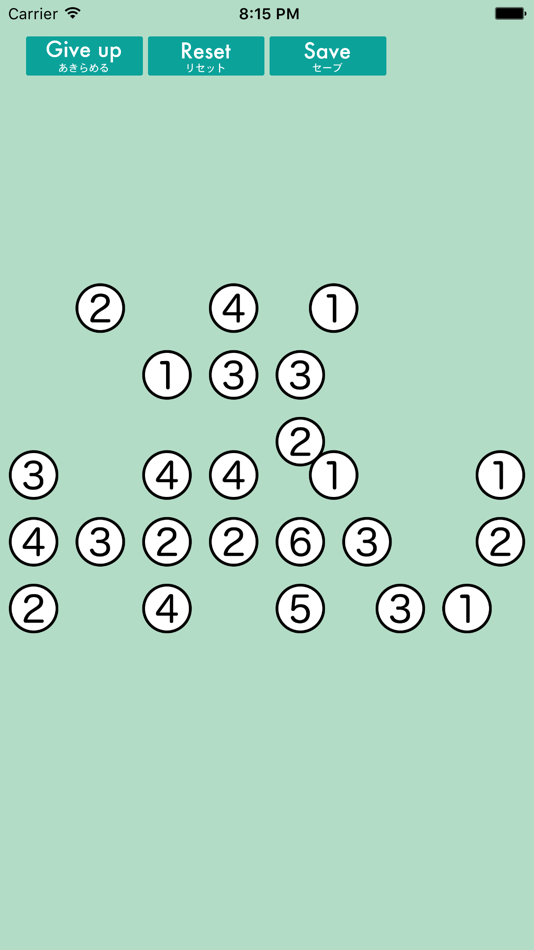 #1. Bridges (Logic puzzle) (iOS) Podle: Yuki Fujimoto