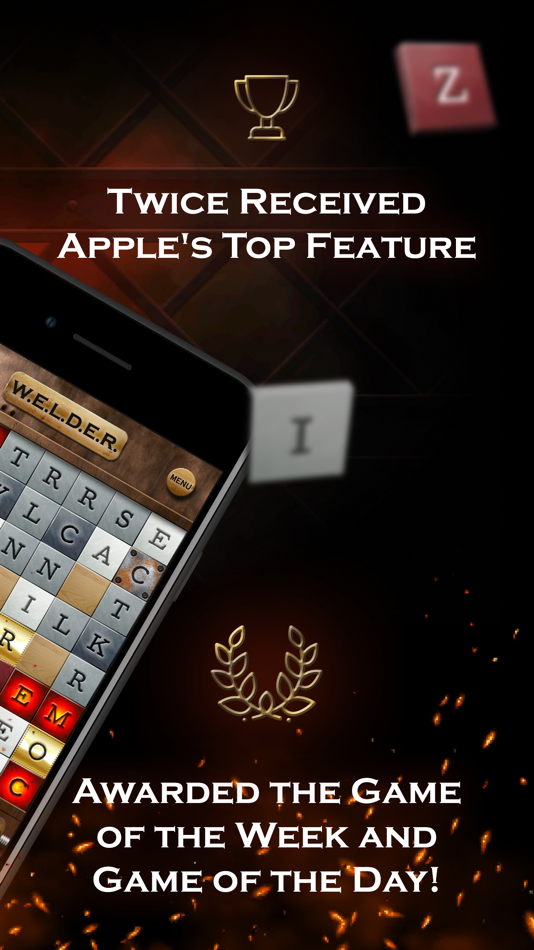 #2. W.E.L.D.E.R. - word game (iOS) От: My Evil Twin