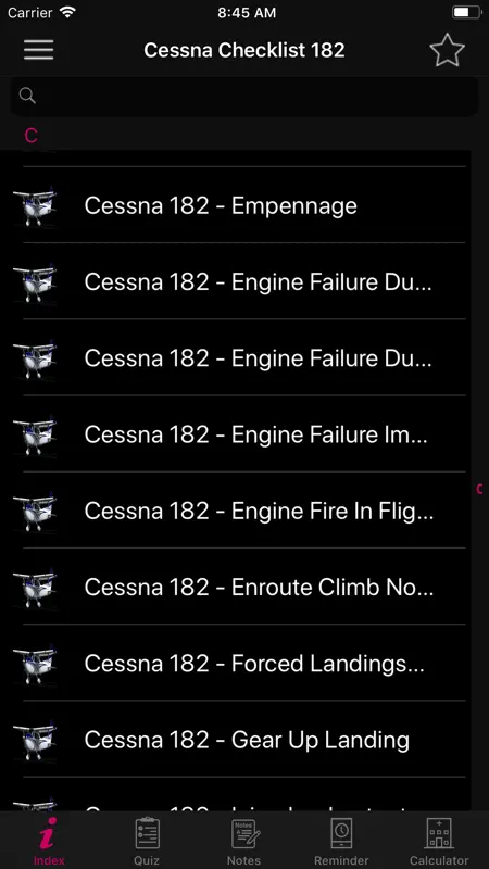 Cessna 182 Preflight Checklist screenshot 2 of 8