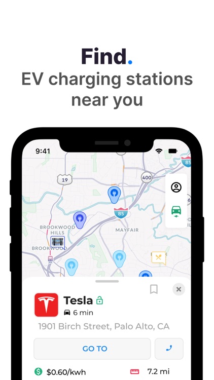Charge App: Tesla/EV Map