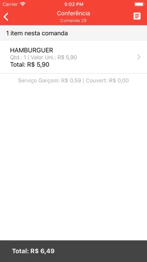 Interface Comanda Mobile screenshot 4
