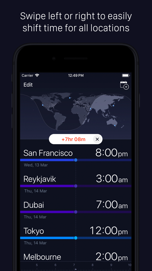 #2. Tmzn - Timezone Converter (iOS) بواسطة: Paul Noble
