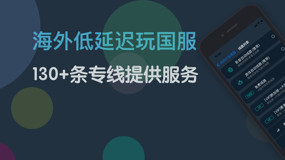 #2. GOGO加速器 - 稳定回国加速器 (macOS) 由: Yancheng Na Cai InfoTech Ltd