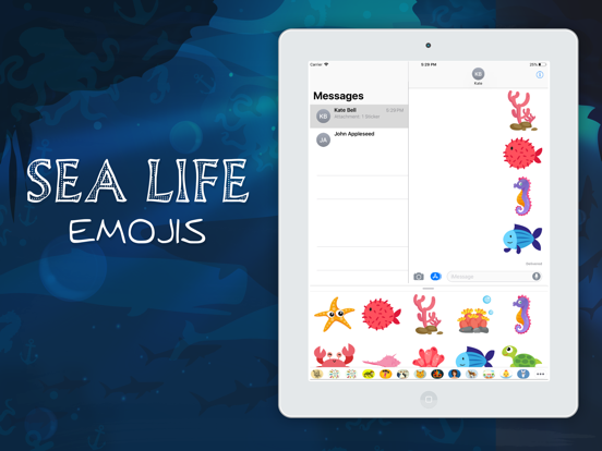 Screenshot #4 for Sea Life Emojis