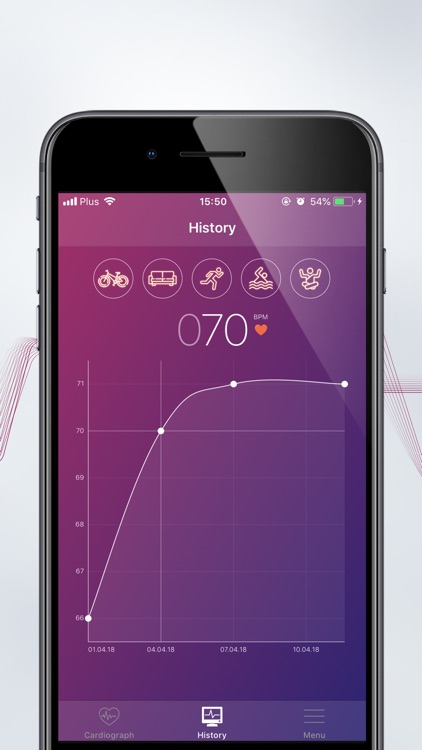 Cardiograph Heart Rate screenshot-3