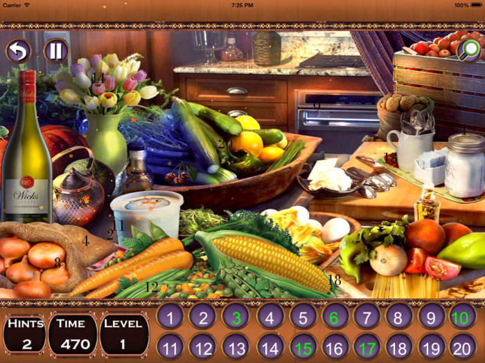 Hidden Numbers 4 in 1 Game