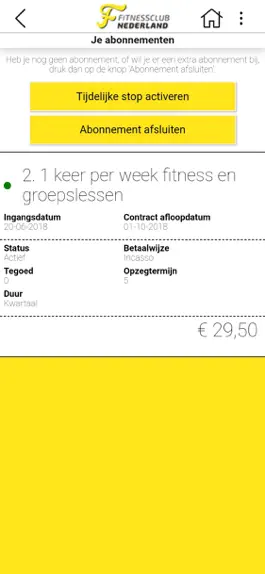 Game screenshot Fitnessclub Nederland mod apk