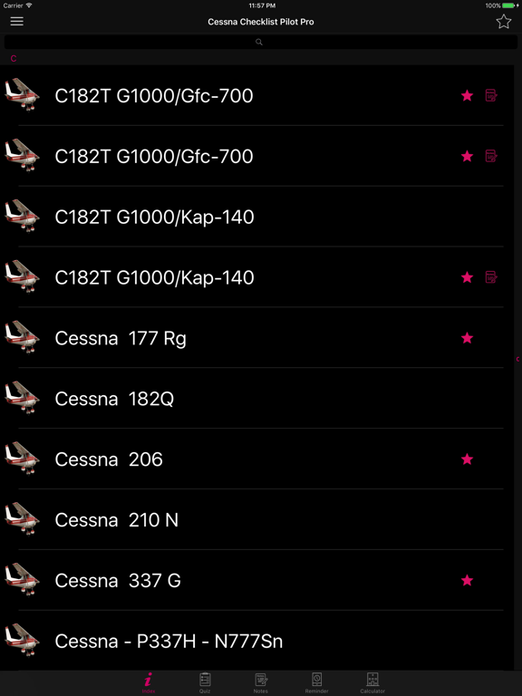 Screenshot #6 pour Cessna Checklist Pilot Pro