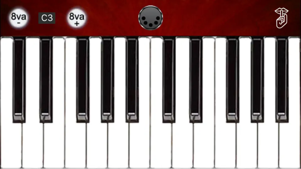 Captura de pantalla de MIDIKeys - MIDI Controller en iPhone 1