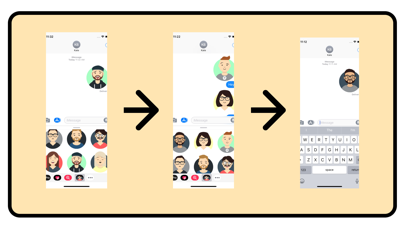 Phimoji: Emoji Stickers iPhone screenshot 2 - Entertainment app