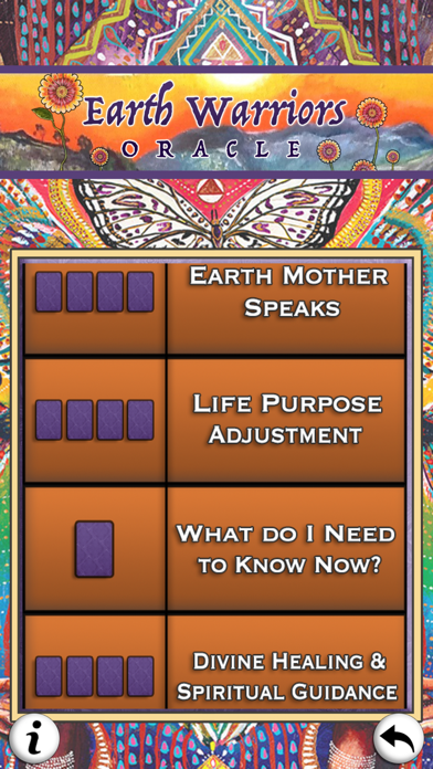Screenshot #1 pour Earth Warriors Oracle Cards