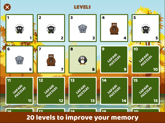 Screenshot #6 pour Memory match animals game kids