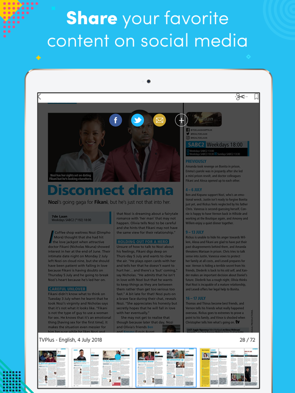 TVPlus - English iPad screenshot