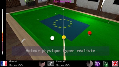 Screenshot #1 pour Carom Billiards Pro