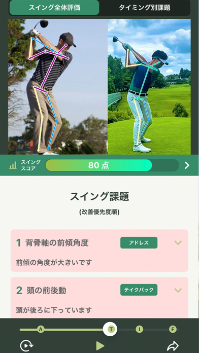 SwingX〜ゴルフスイング解析＆プロと比較〜 screenshot1