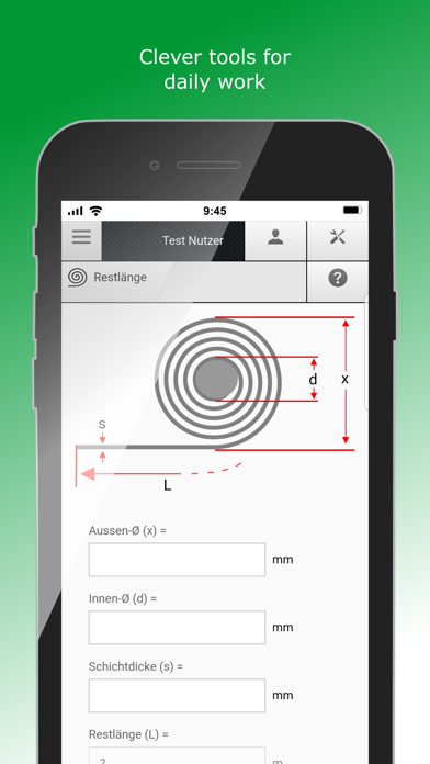 WEINIG App Suite 24.03 Screenshot
