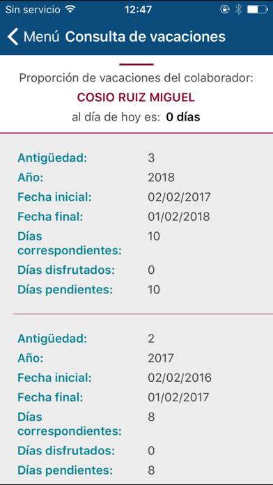 Fortia Gestión Screenshot