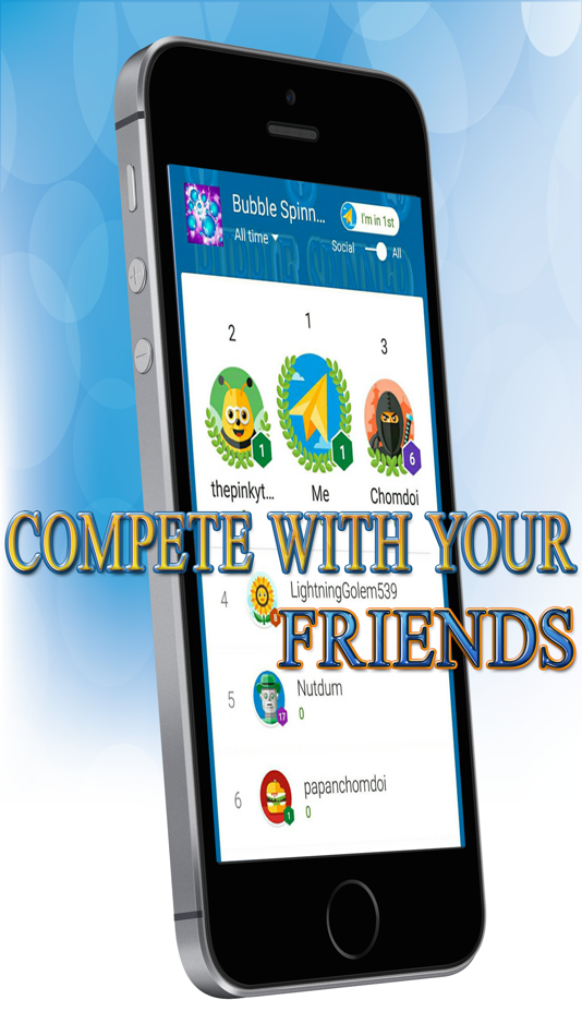 #4. Bubble spinner brain it on all (iOS) 由: Prathed Sangwongvanit