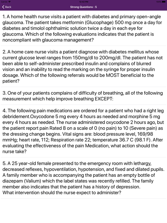 Prometric Exam Mock Tests iPad screenshot 9 - Education app