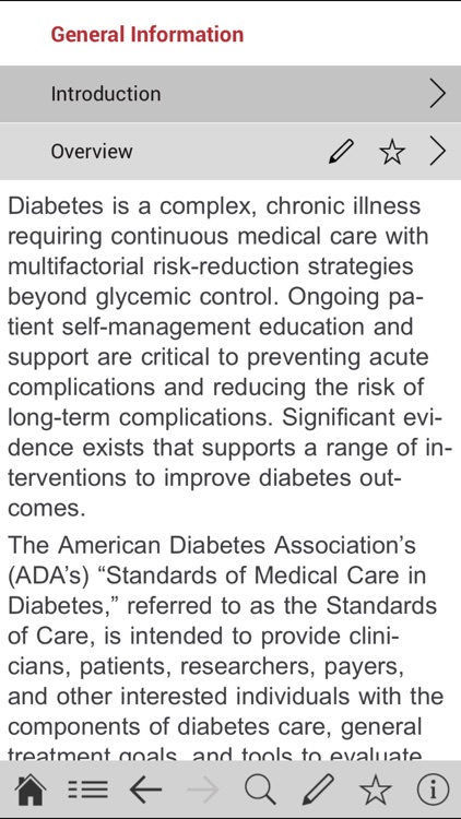 ADA Standards of Care