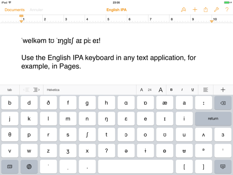 Screenshot #5 pour English IPA Keyboard